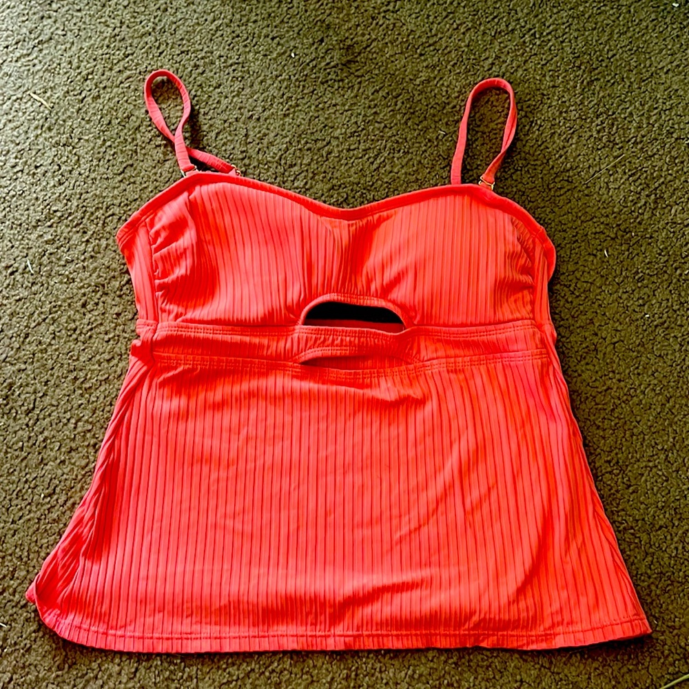 Time True swim top, Medium (8-10), and hot pink